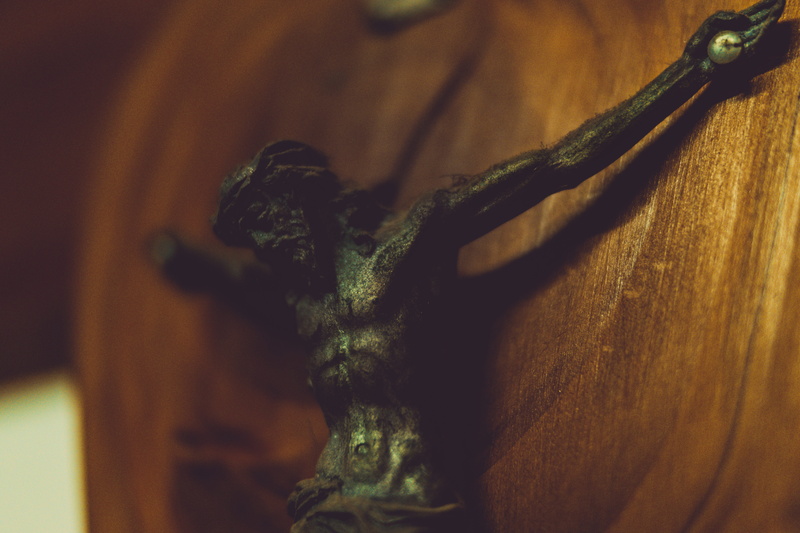 food, healthy eating, focus on foreground, art and craft, creativity, religion, food and drink, blur, statue, indoors, christianity, growth, table, art