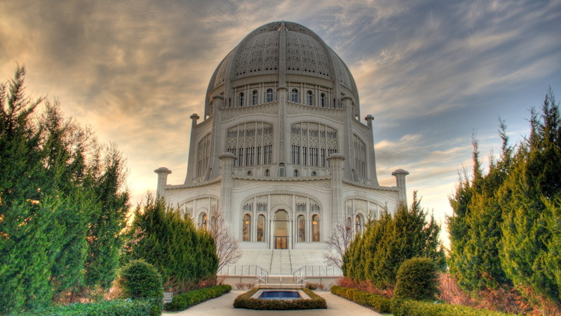 bahai temple, 1080P