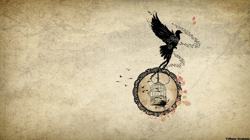 1080P, cage, digital/artwork, hd, abstract, bird