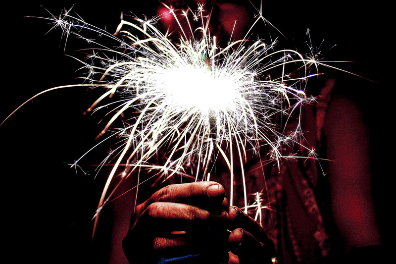 person, event, one person, illuminated, lifestyles, real people, motion, light, night, india, fireworks, celebration, 2K, sparkler, long exposure, firework