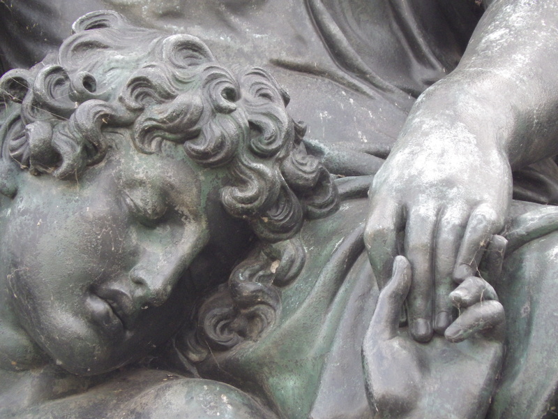 holding, no people, historically, marble, full frame, outdoors, creativity, dresden, carving - craft product, hands, sculpture, person, art and craft, male likeness