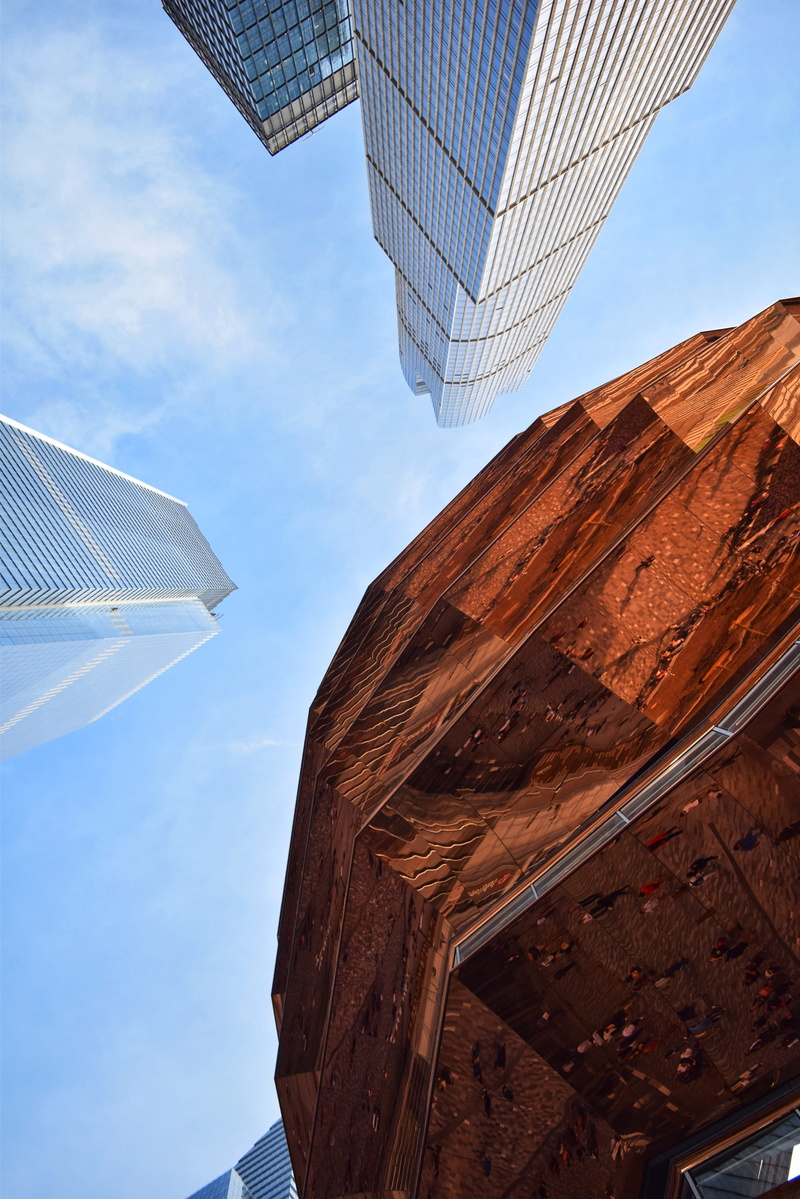 spire, office building exterior, white, building exterior, spirituality, new york city, metropolis, nyc, outdoors, skyscraper, architecture, built structure