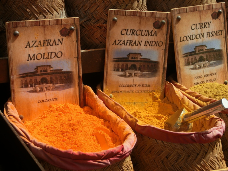 for sale, healthy eating, retail, close-up, market stall, day, dealer, Powder, Curcuma, curry Powder, high angle view, food, food And Drink, communication