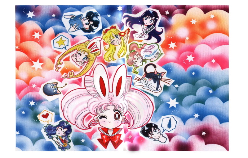 moon, 720P, kino, art, hd, anime, makoto, mamoru, sailor, Sailor Moon, luna, x, chibiusa