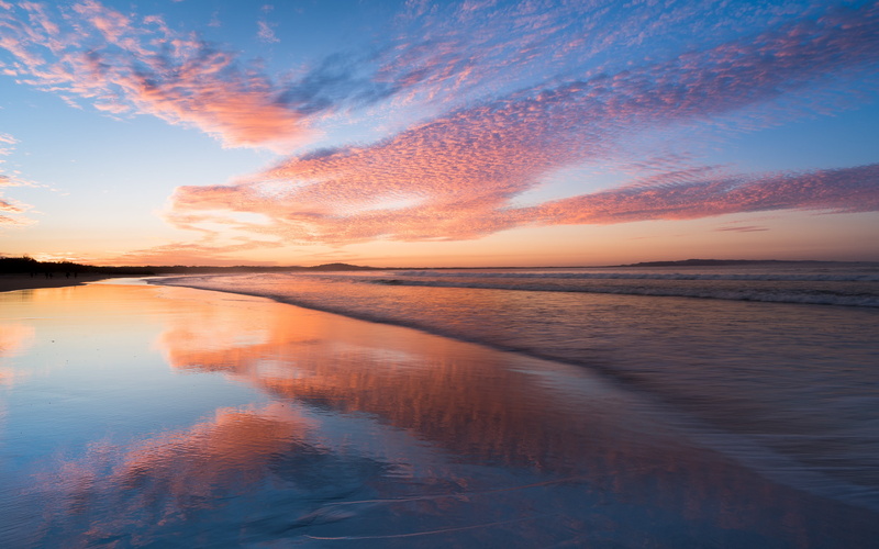 cloud - sky, idyllic, orange color, beauty in nature, sunset, sea, clouds, landscape, gray, romantic sky, tranquility, outdoors, beach, reflection, tranquil scene