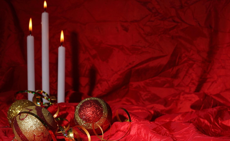 white, christmas decorations, backgrounds, copy Space, candle, fabric, taper, fire, event, fire - natural phenomenon, illuminated, winter, celebration event