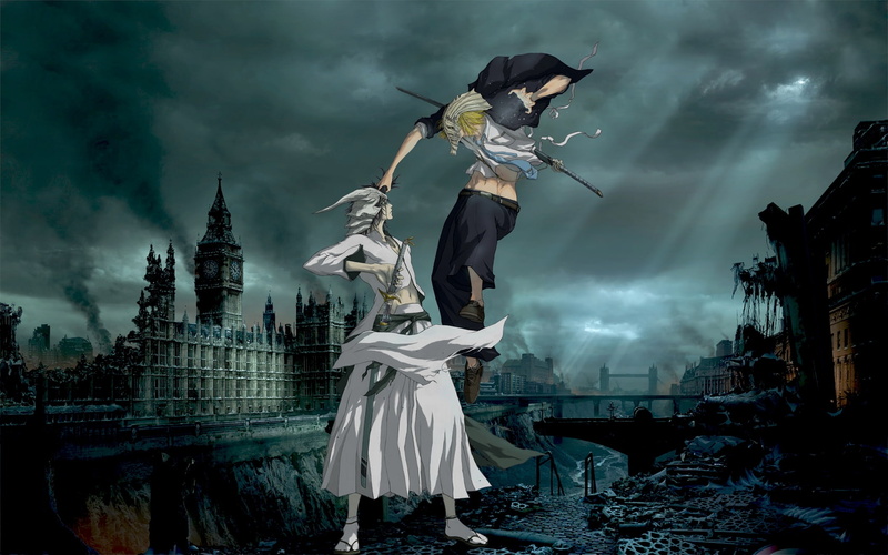 anime, art, london, vizard, x, hd, 720P, cifer, hirako, shinji, bleach, ulquiorra, espada