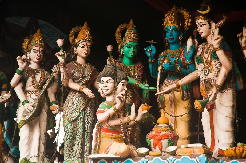 representation, male likeness, patung, no people, female likeness, indoors, craft, belief, deity, indonesia, hindu, creativity, sculpture, spirit, 4K