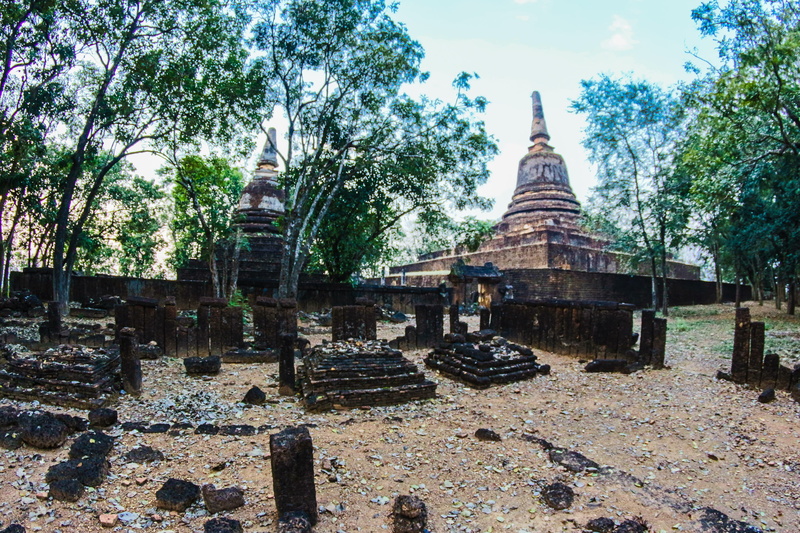 concrete, world, the past, landmark, history, ancient civilization, belief, Asian, travel, statue, place of worship, ruins, tree, buddha, archaeology, trees