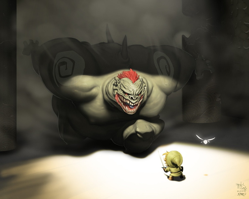 zelda, legend, art, ganon, hd, The Legend of Zelda, video, 720P, Link, games, Navi