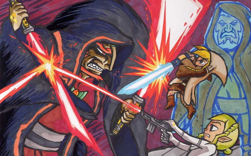 The Legend of Zelda, 1080P, art, games, zelda, ganon, video, Link, x, legend, hd