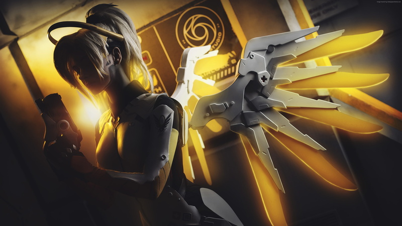 4k, 4K, Overwatch, Mercy
