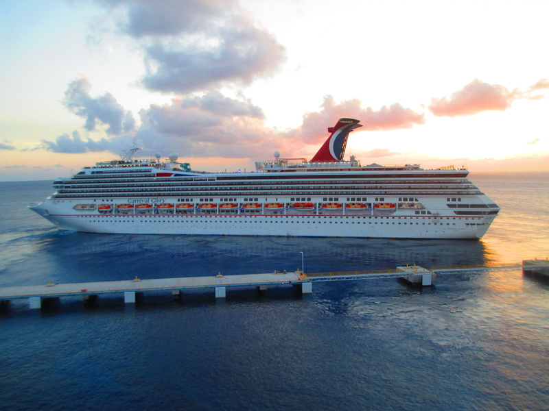 caribbean, travel, vacation, sunset, nautical Vessel, 4K, people Traveling, motion, sea, no people, passenger Ship, travel Destinations, craft, mv carnival glory
