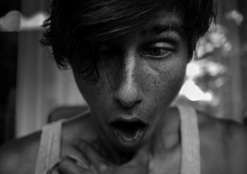 human, human face, man, portrait, summer, headshot, freckles, real people, one person, puke, nausea, looking at camera, young adult, emotion, mouth open