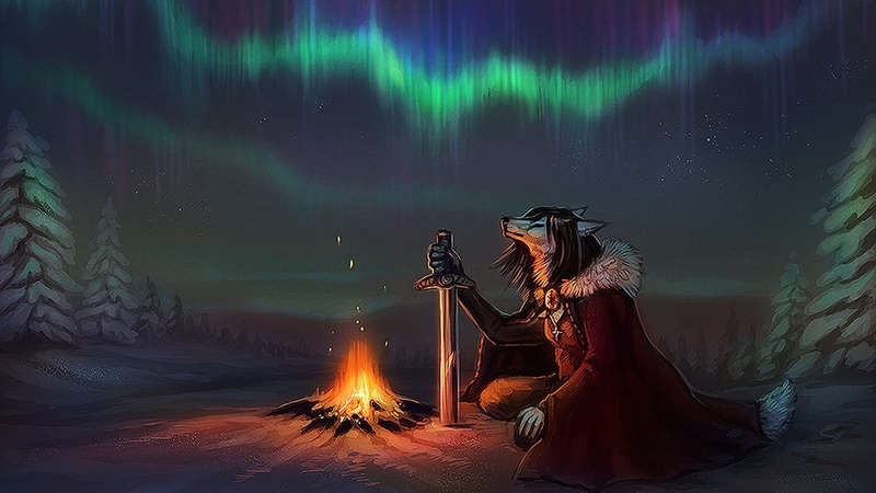 Anthro, fantasy art, 720P, furry