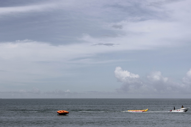 horizon, anyar, mode of transportation, indonesia, tranquility, 4K, waterfront, nature, beauty in nature, idyllic, tranquil scene, horizon over water