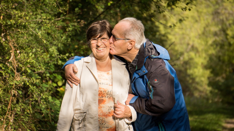 positive emotion, adult, togetherness, woman, senior men, care, senior couple, men, cheek, mature couple, old, romance, together, couple - relationship