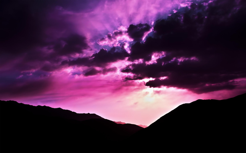 breeze, 2K, purple, early, nature and landscape