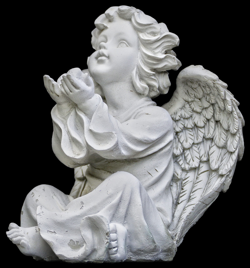 the past, no people, human representation, figure, decorative, putten, dust catcher, ceramic, patina, male likeness, stone material, tand, hand labor, art