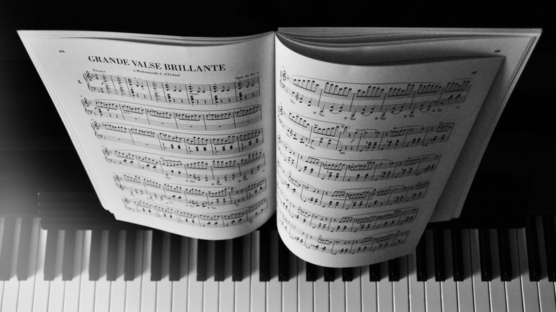 open, art, finance, piano sheets, piano notes, music, text, piano, piano music, paper, music notes, number, piano book, close-up, page, chopin, classical music
