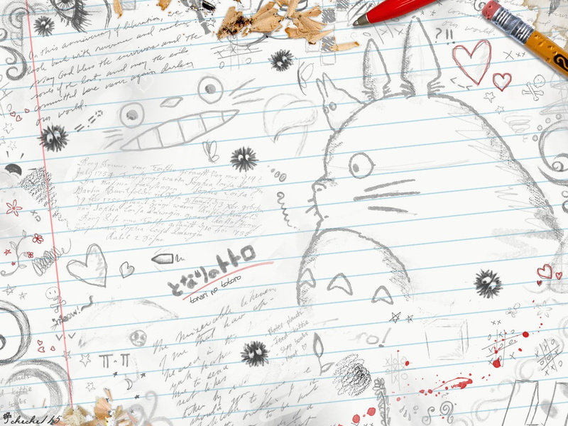 indoors, music, art and craft, sheet music, paper, number, pattern, text, western script, my neighbor totoro studio ghibli totoro, communication, 720P