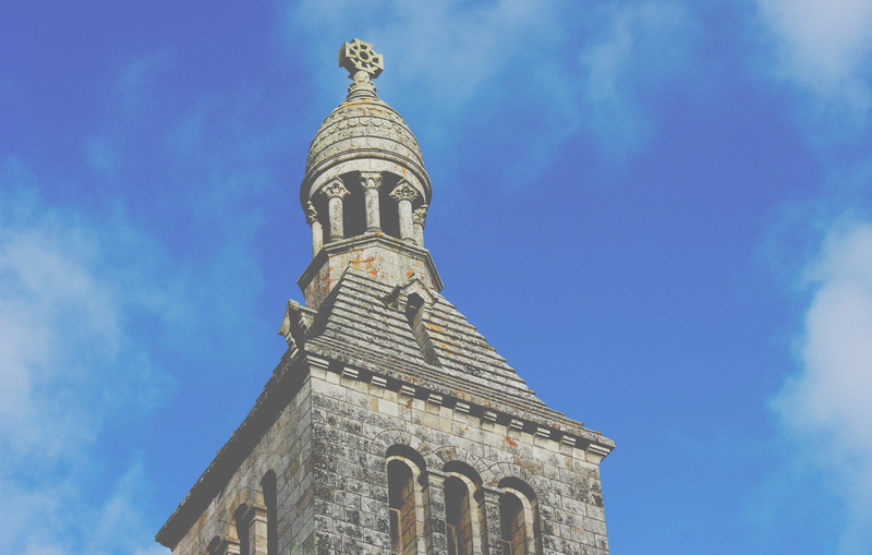 building Exterior, church, cathedral, concrete, sky, blue, tower, gray, built Structure, cloud - sky, 2K, history, religion, no people, spire, day, architecture