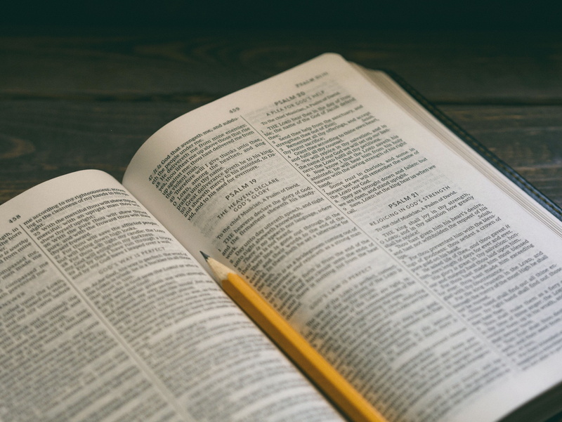 4K, paper, no people, arts culture and entertainment, bible, text, sheet music, publication, page, pencil, psalm, book, selective focus, religion, open