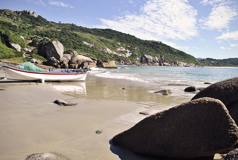 cloud - sky, tranquility, no people, rock, landscape, nature, nautical vessel, floripa, brazil, praia do gravatá, brasil, outdoors, scenics - nature, water