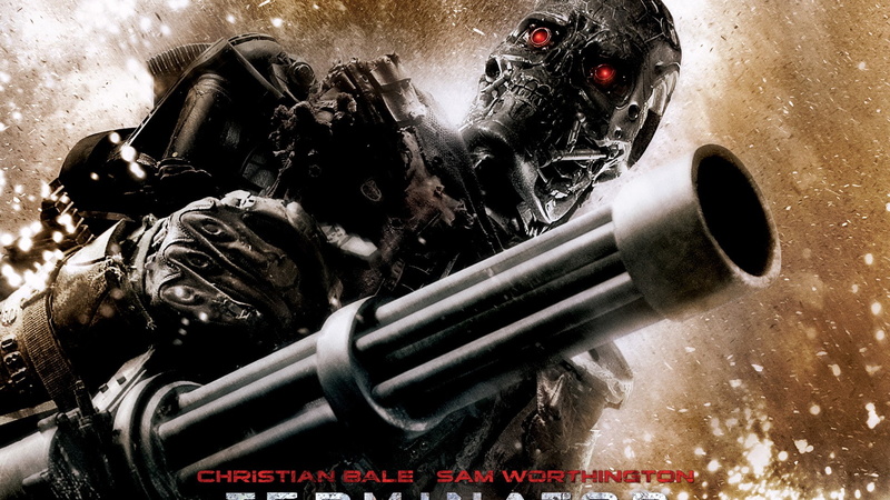 T 800, water, table, indoors, container, communication, metal, no people, black color, high angle view, Terminator Salvation, 1080P, close-up, day, architecture