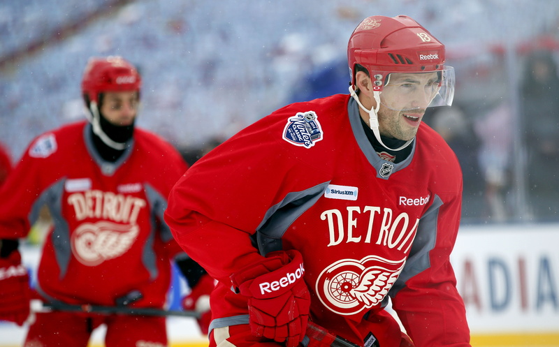 Detroit, Equipment, The game, Datsyuk, Sport, Pavel Datsyuk, The Detroit Red Wings, Ice, Hockey, National Hockey League, Detroit Red Wings, Player, Athlete