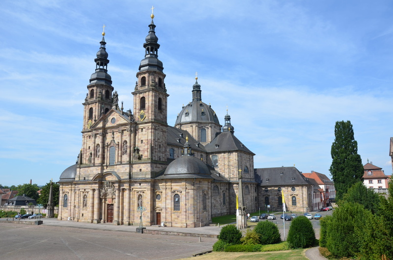 old, travel destinations, church, belief, christian, the past, architecture, historically, cloud - sky, dom, nature, god, tree, spire, boniface, cathedral