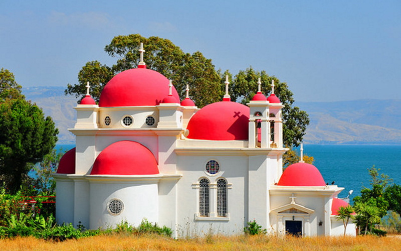 settlement, shore, sea, nahum, kfar, capernaum, church, 2K, galilee, christian