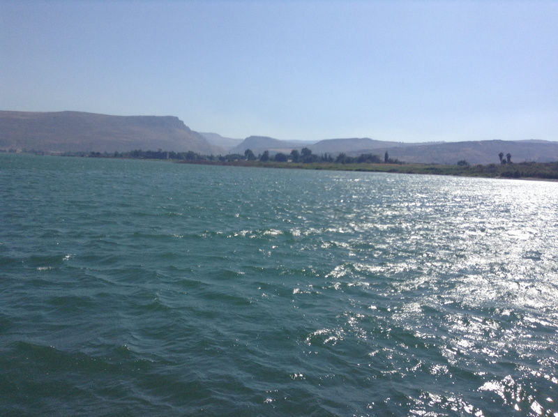 tranquil scene, israel, 2K, copy space, beauty in nature, sky, non-urban scene, tranquility, lake, mountain range, sea of galilee, turquoise colored, view into land