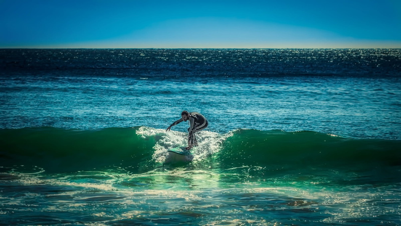 aquatic sport, lifestyles, leisure activity, horizon over water, 1080P, full length, atlantic, waterfront, sea, sport, horizon, men, nazare, adventure