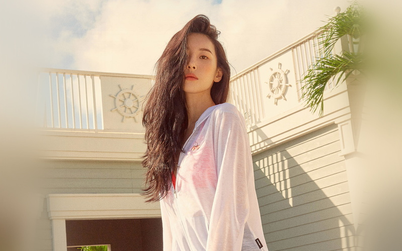 portrait, 4K, asian, lifestyles, girls, hairstyle, one person, brown hair, long hair, hair, architecture, beautiful woman, women, girl, sunmi, standing