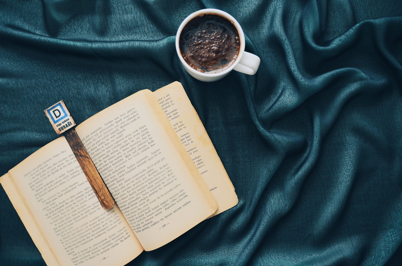 sheet, caffeine, high angle view, mug, publication, coffee - drink, 4K, cup, ceramic, beside, one person, white, filled, coffee, cup of coffee, book, casual clothing