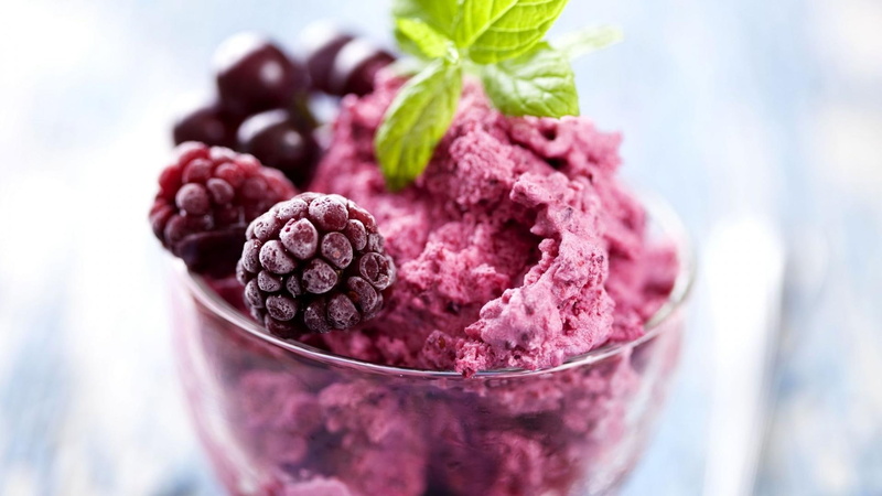 cream, frozen, delicious, icecream, raspberry, dessert, 1080P, 3d and abstract, cold, abstract, pink, ice