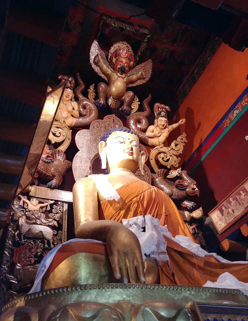 idol, sculpture, statue, ornate, place of worship, religion, india, art and craft, buddha, male likeness, building, low angle view, human representation