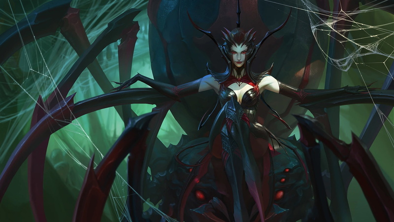 League Fan Art, 1080P, the spider Queen, Bayard Wu, spider queen