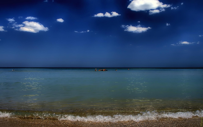 rays, clouds, romania, black, ocean, orange, sunny, both, calm, blue, altocumulus, 1080P, water