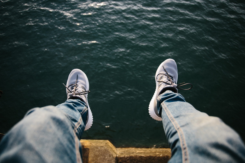 summer, dock, human Leg, calm, peacfull, adult, outdoors, serene, one Person, men, sat, relaxation, sea, leg, sitting, casual Clothing, human Foot, jeans