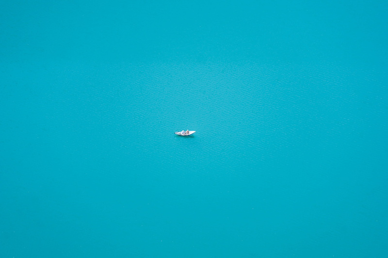 solitude, travel, alone, outside, aerial, blue, fishing, relax, backgrounds, nature, water, nautical Vessel, ocean, aerial view, calm, outdoors, 5K, coastline