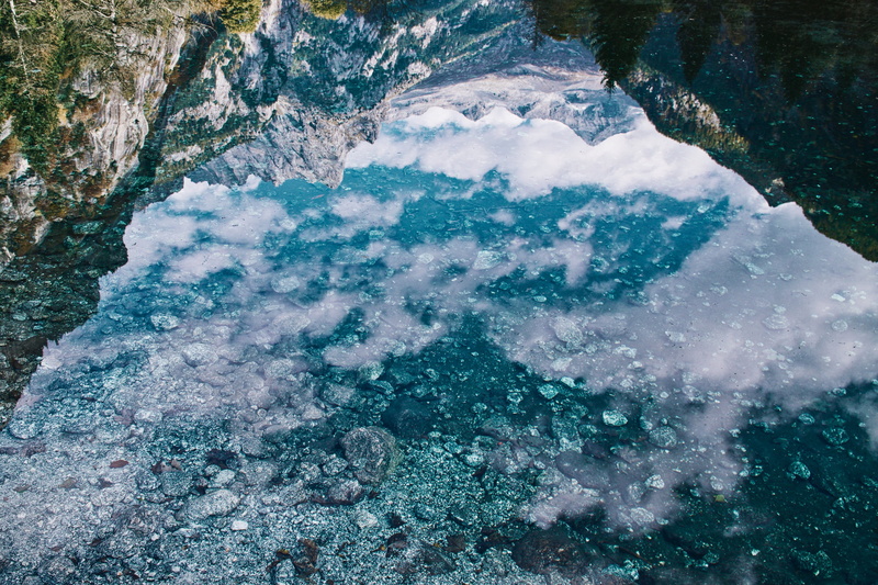 pool, mountain, lake, calm, water, flowing water, winter, fall, outdoors, river, reflection, reflect, nature, flowing, power in nature, still, forest, solid