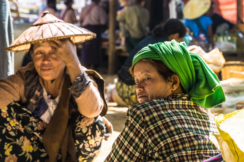 men, wisdom, group of people, day, adult, incidental people, market, tradition, myanmar, 5K, unique, clothing, mature women, shirt, travel, hat, lifestyles