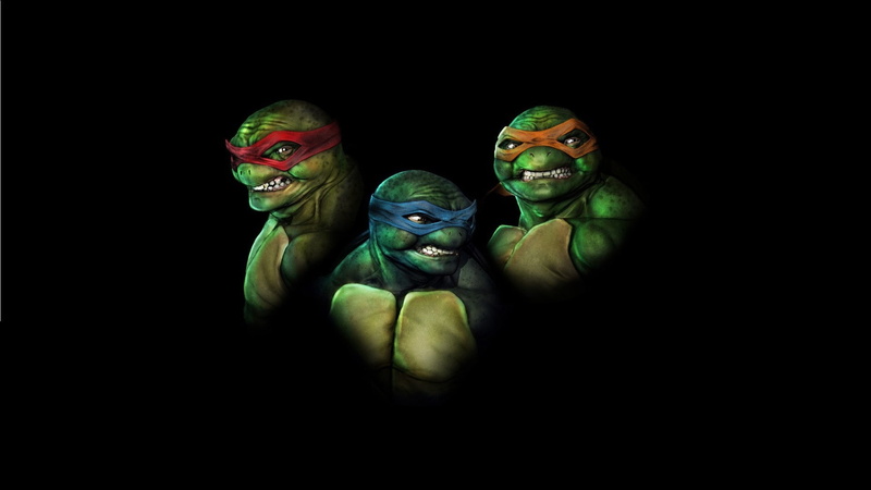 Michelangelo, Minimalism, tmnt, Raphael, 1080P, Black, Teenage Mutant Ninja Turtles, Ninja Turtles, Leonardo