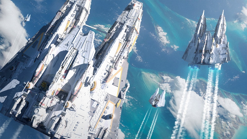 1080P, Raphael Lacoste, Starships