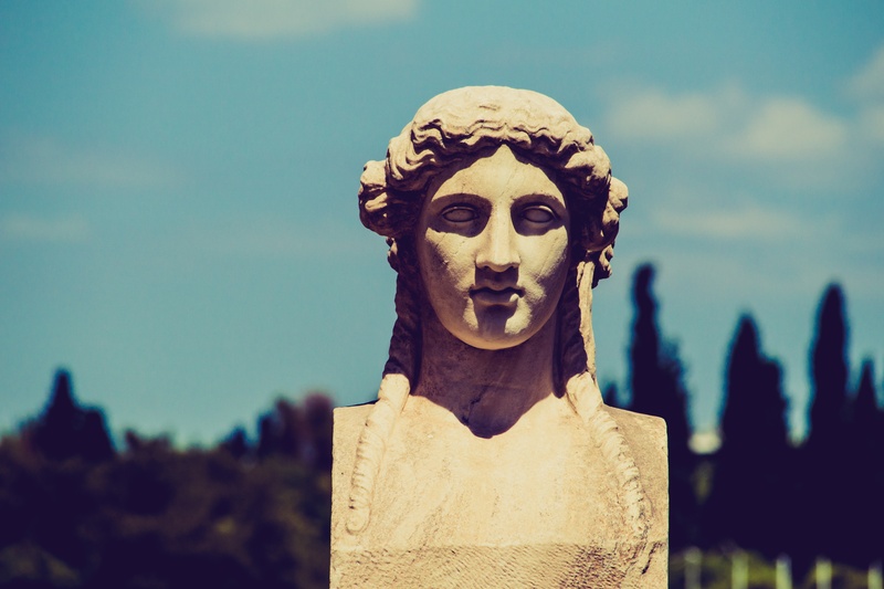 history, male, stadium, sculpture, male likeness, craft, long, athens, bust, focus, 4K, nature, creativity, sky, human representation, photo, greece, famous Place
