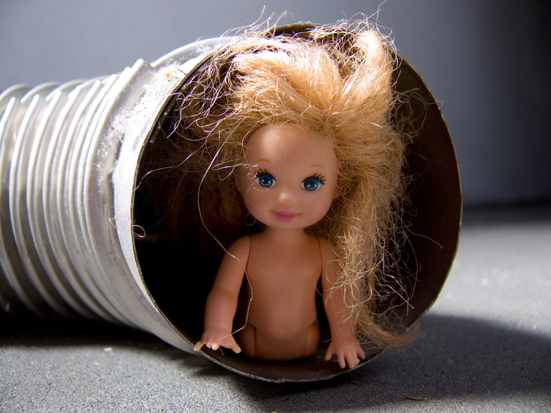 innocence, hair, girls, looking at camera, close-up, portrait, diogenes, cute, full length, toys, blond hair, childhood, 1080P, hairstyle, doll, one person