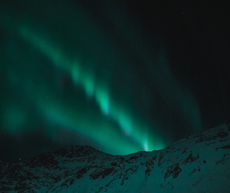 northern lights, aurora, 4K, star - space, snowcapped mountain, galaxy, photo, stars, astrology, starry sky, tranquility, winter, aurora polaris