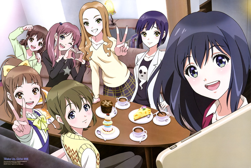 Minami Katayama, Mayu Shimada, Yoshino Nanase, Anime, Girls! Shichi-nin no Idol, Airi Hayashida, Wake Up, Nanami Hisami, Kaya Kikuma, 5K, Miyu Okamoto
